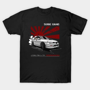 Subie Gang WRX STi (Pearl White) T-Shirt